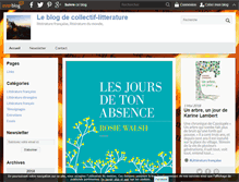 Tablet Screenshot of collectif-litterature.com